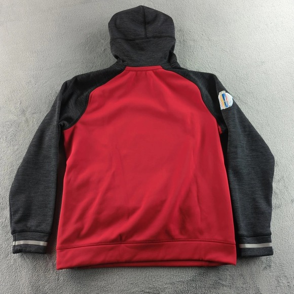 Team Canada Hockey Hoodie Sweatshirt Mens Large Red Adidas World Cup 2016 - Picture 7 of 12